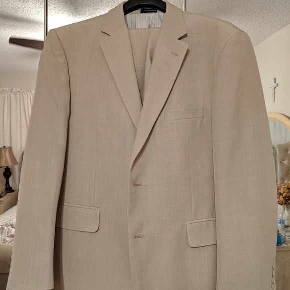 Beige Stafford Suit - Classic Fit